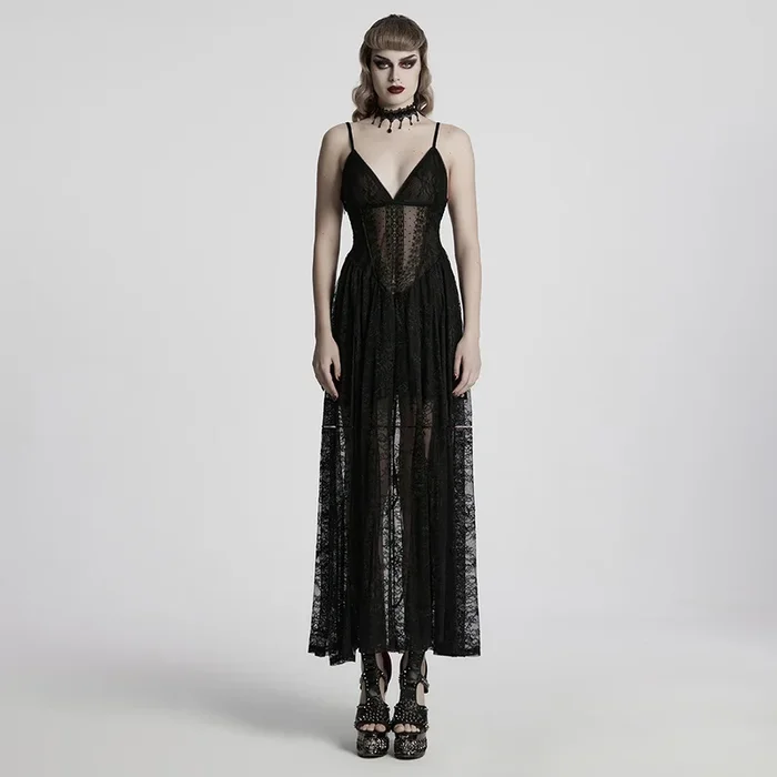 Romantisches Ghotic Spitzenkleid
