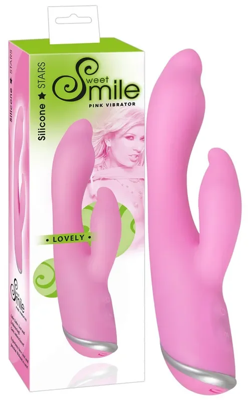 Rosafarbener Silikon-Vibrator