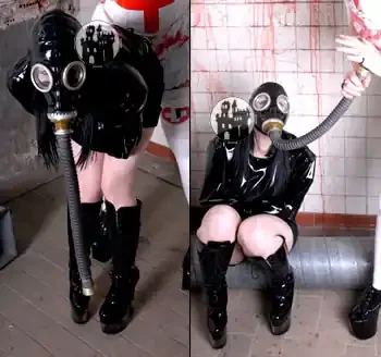 Russische Gasmaske (Farbe Schwarz)