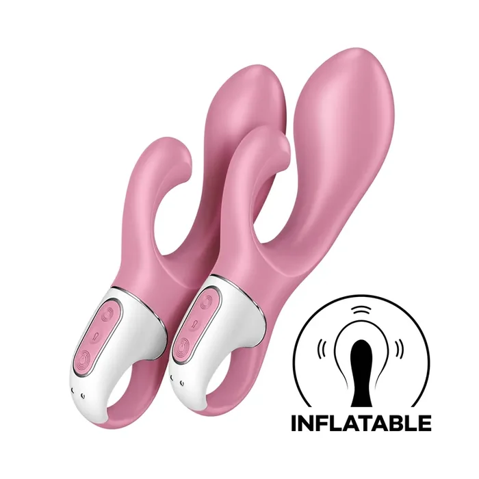 Satisfyer Air Pump Bunny 2 Aufblasbarer Vibrator – Hellrot