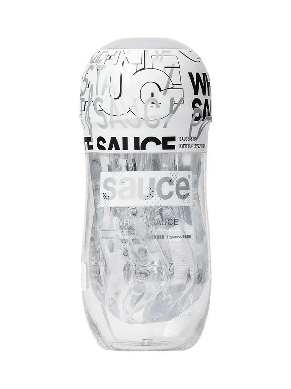 Sauce White: Masturbator, weiß/transparent