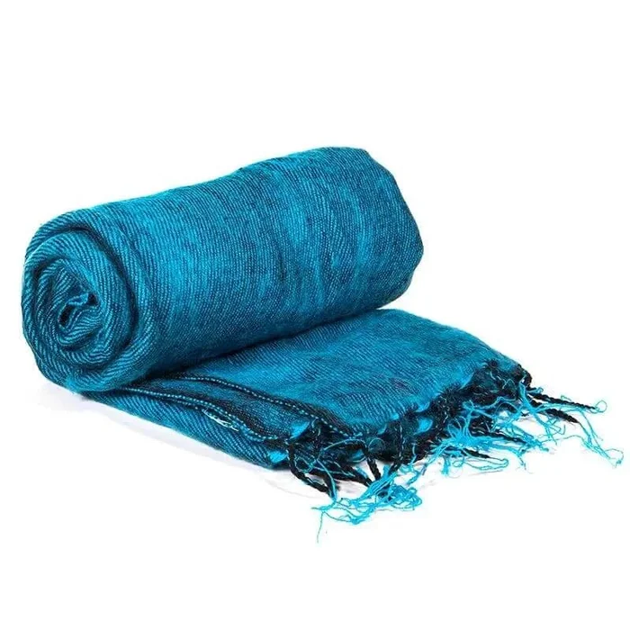 Schal für die Meditation – aqua