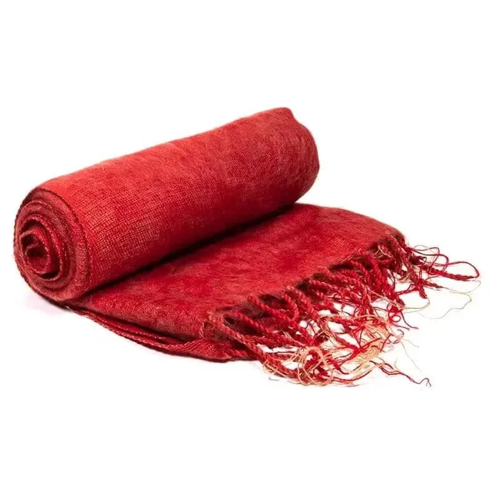 Schal für die Meditation – rot