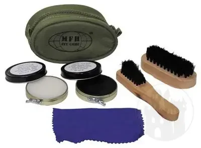 Schuhputz Set ‘Oliv‘