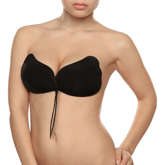 selbstklebender BH Cup D schwarz