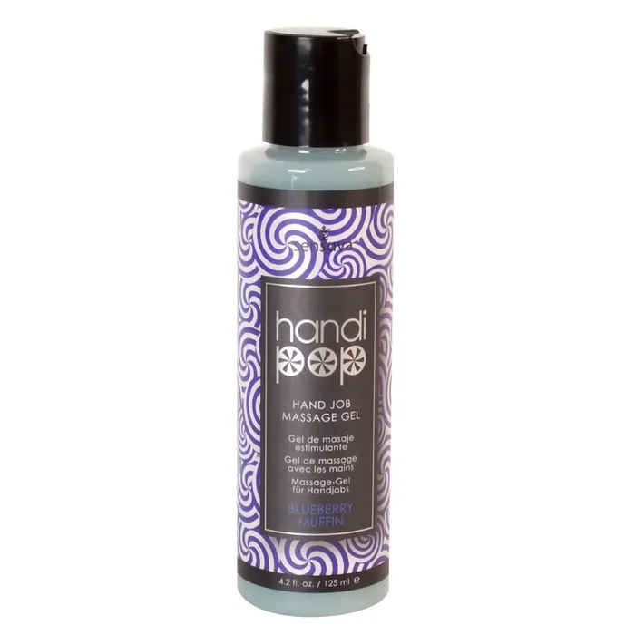 Sensuva – Handipop Handjob Massage Gel Blueberry Muffin 125