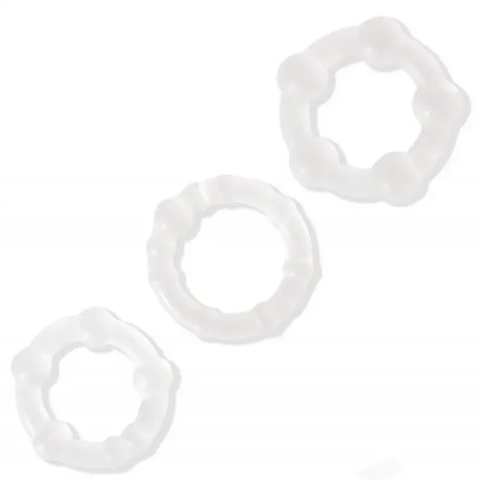 Set aus 3 transparenten Power Plus Cockringen