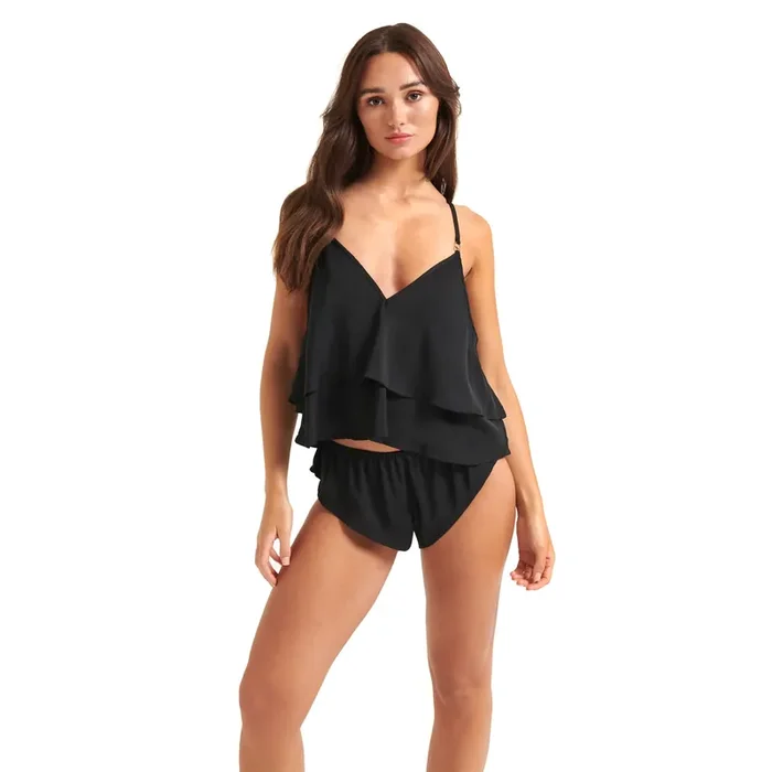 Set Camisole & Shorts Delaney schwarz