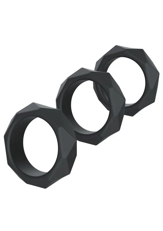 Set schwerer Cock-Ringe