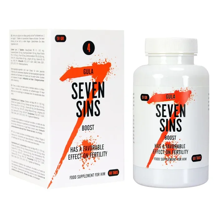 Seven Sins – Boost – More Sperm – 60 Stück