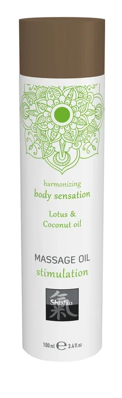 SHIATSU Massage oil stimulation – Lotus & Coconut oil 100ml