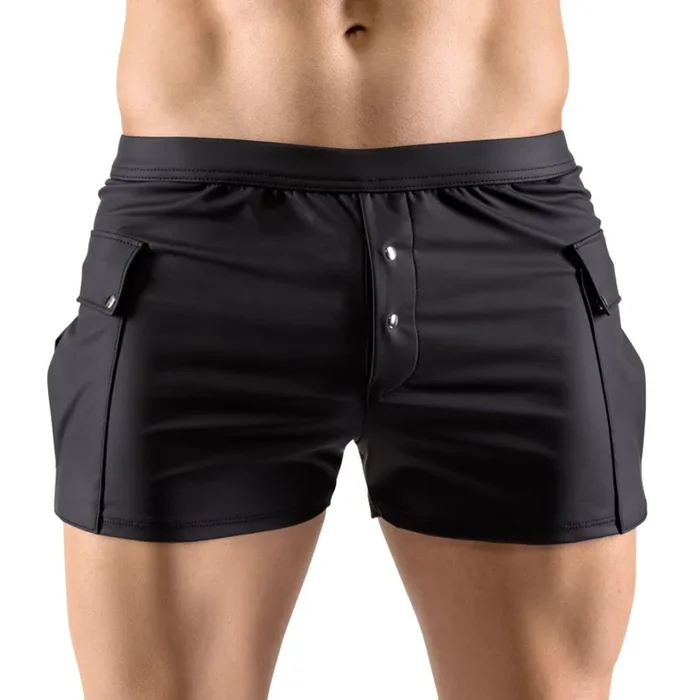 Shorts im Worker-Style mit Taschen und Druckknopfleiste vorn