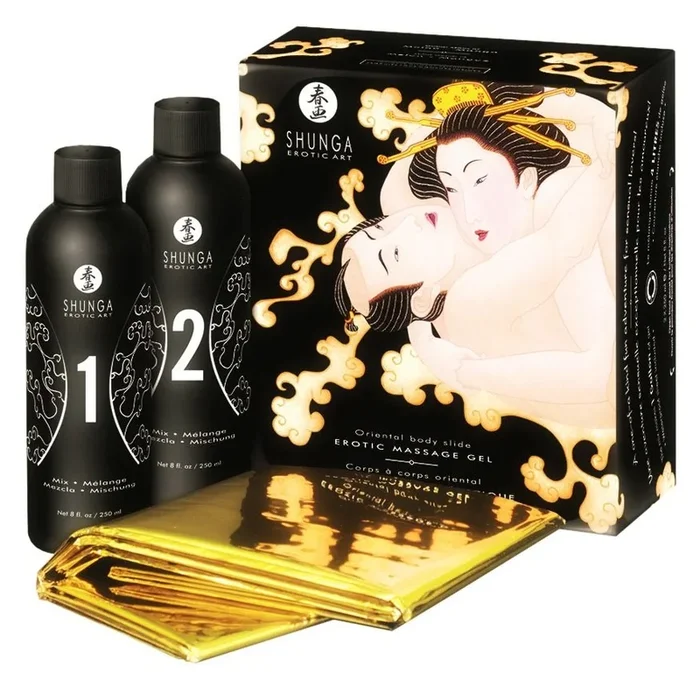 SHUNGA EROTIC MASSAGE GEL ORIENTAL KÖRPER SLIDE MELON MANGO