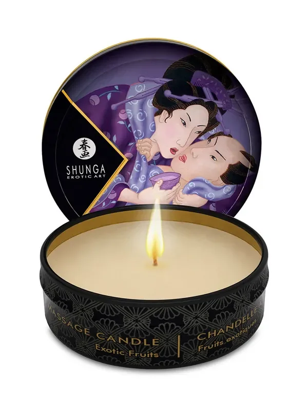 Shunga Exotic Fruits Mini Massagekerze (30 ml)