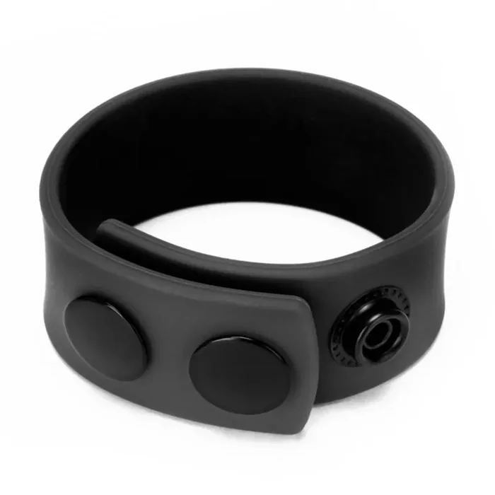 Silicone Cock Strap – Black