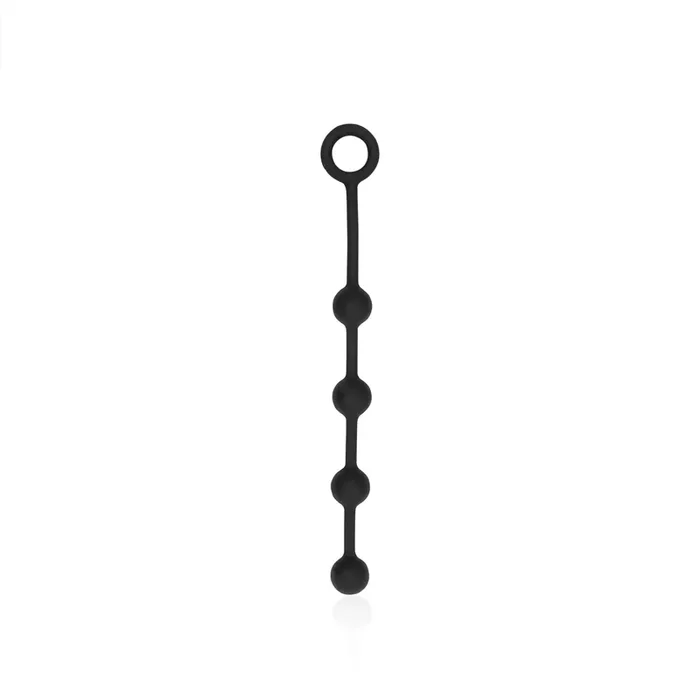Silikon-Analkugelkette – Klein – Schwarz