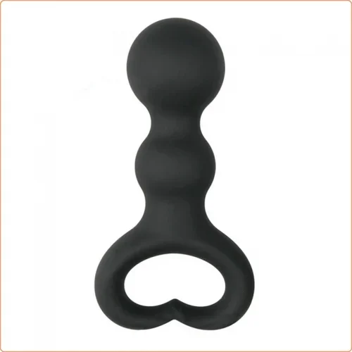 Silikon Butt Plug mit Herzring