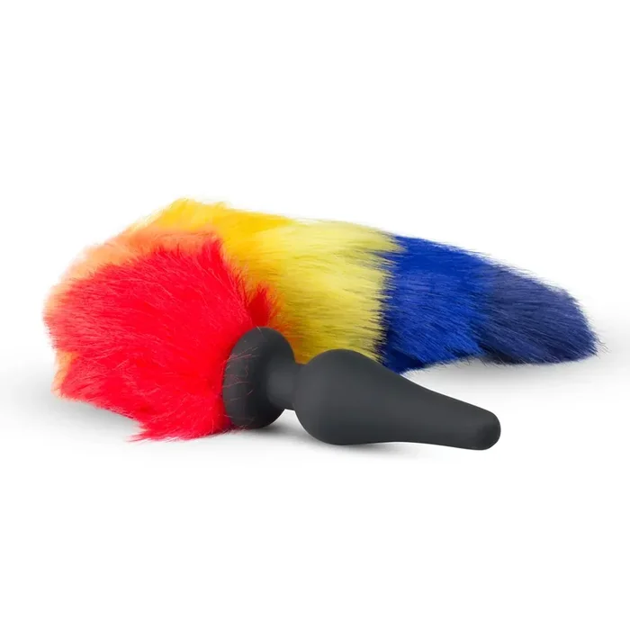 Silikon Plug mit Schwanz – Pride