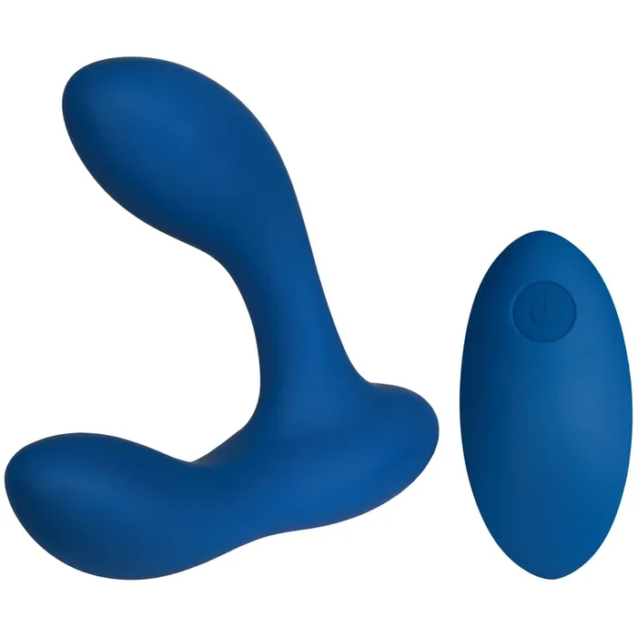 Sinful Comfort Business Blue Ferngesteuerter Prostata Vibrator 11 cm