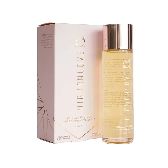 Sinnliches Massageöl – Champagner/Erdbeere