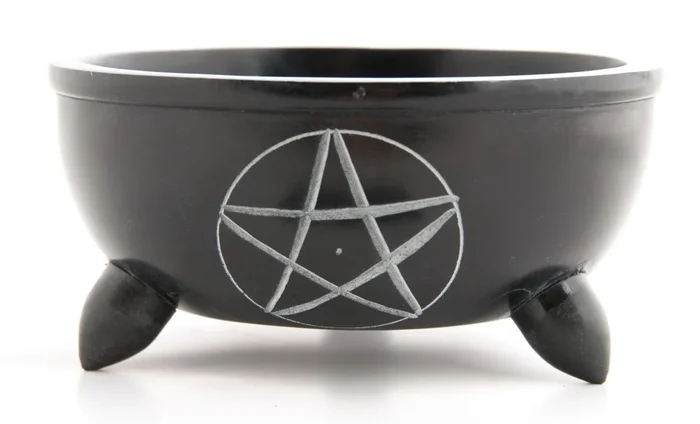 Specksteinschale Pentagramm – groß
