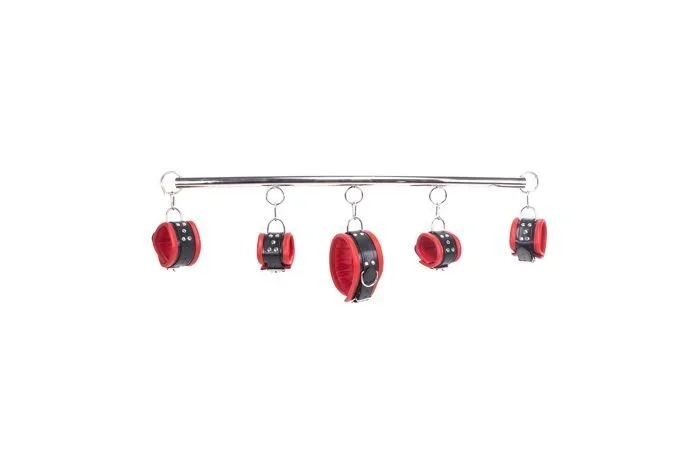 Spreizstange Deluxe-Set – Rotes Leder