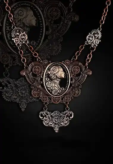 Steampunk Collier Lady