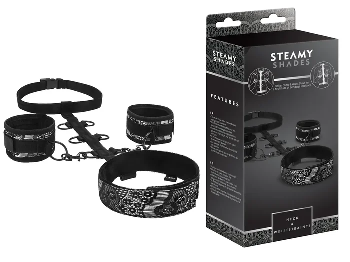 STEAMY SHADES Hals- und Handfesseln
