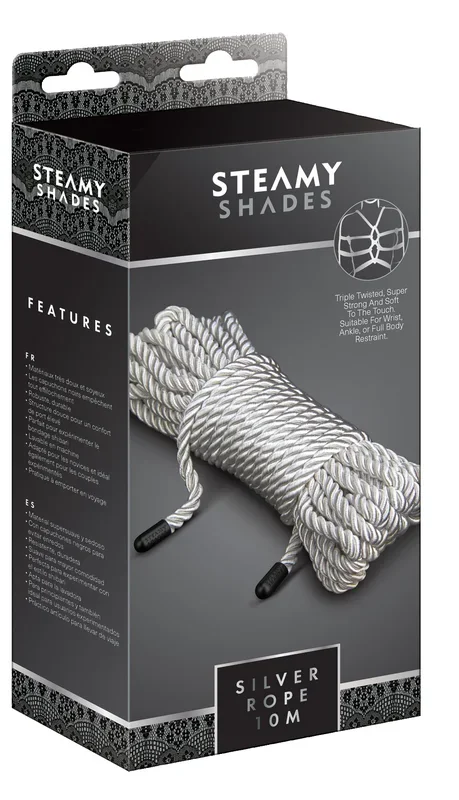 STEAMY SHADES Silbernes Seil