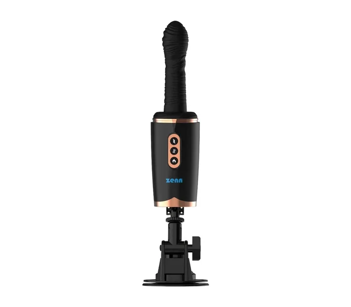 Stoßvibrator mit Saugnapf & Wärmefunktion