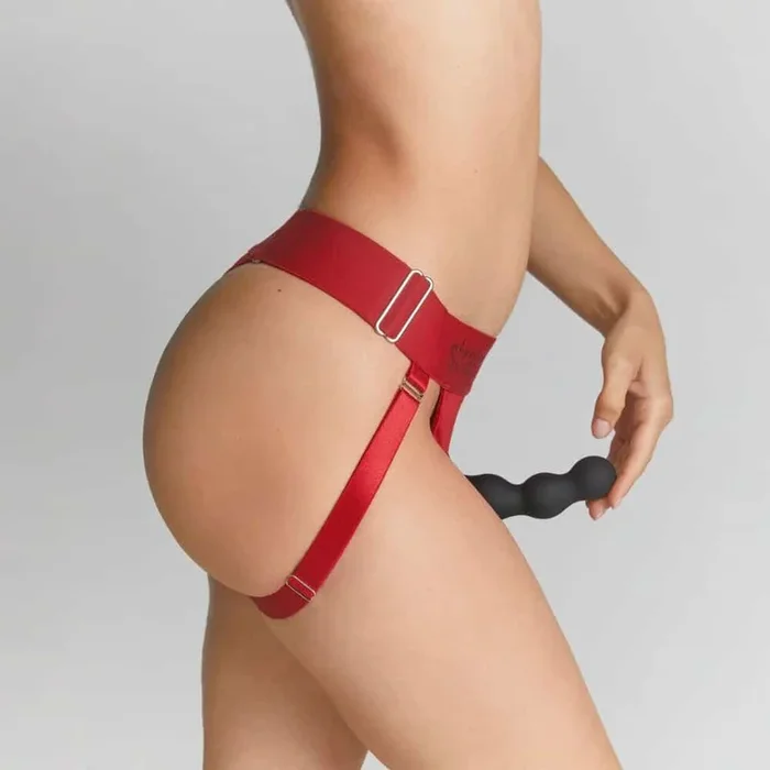 STRAP-ON-ME Harnais Lingerie Unique Rouge