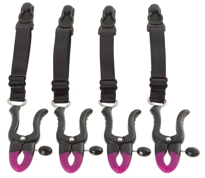 Strapsbänder mit Klemmen