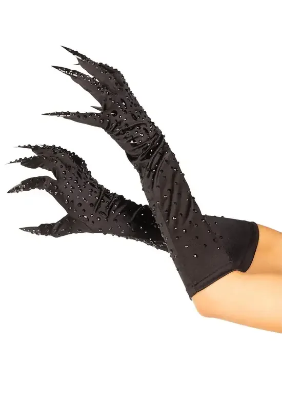Strass-Krallenhandschuhe