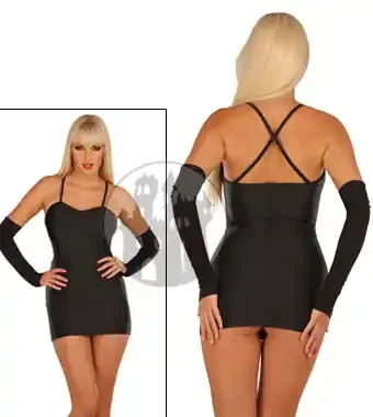 Stretchminikleid – Spaghettiträger