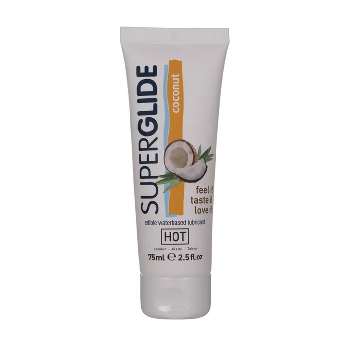 Superglide Edible Waterbased Lubricant – 3 fl oz / 75 ml