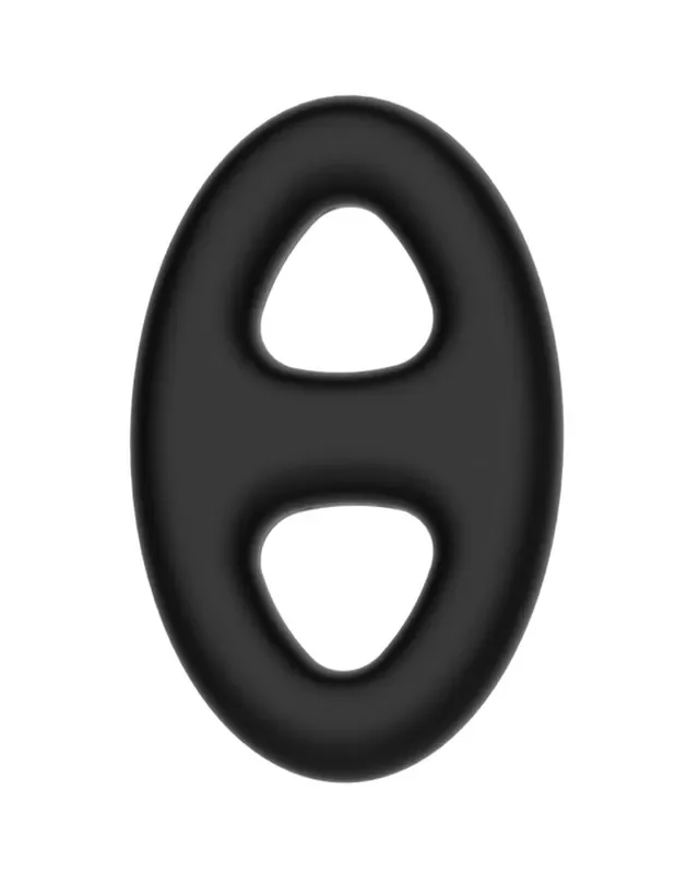 Superweicher Silikonring – Modell 16 – Schwarz