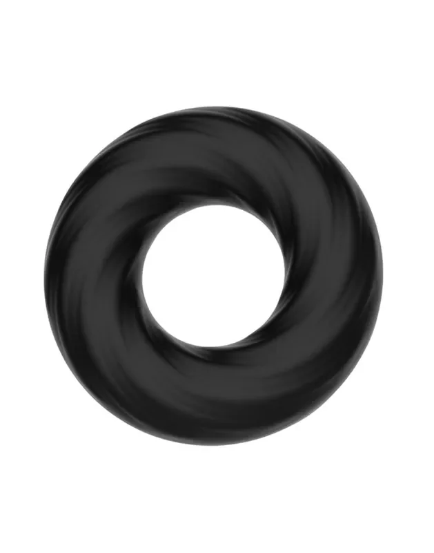 Superweicher Silikonring – Modell 6 – Schwarz