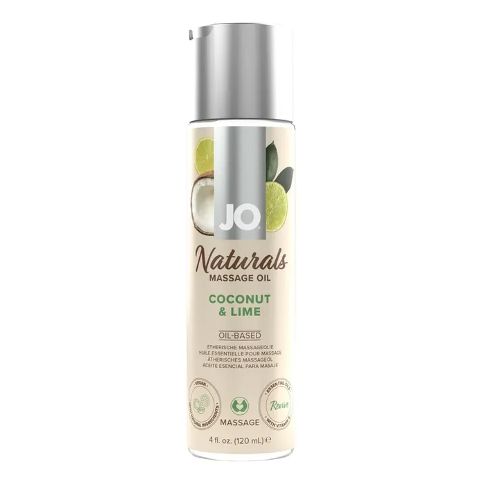 System JO – Naturals Massageöl Kokosnuss & Limette – 120 ml