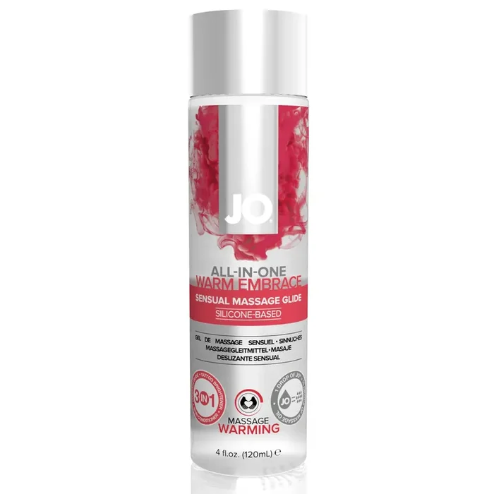 System JO – Sinnliches Massage-Gleitmittel, alles-in-einem, warm – 120 ml
