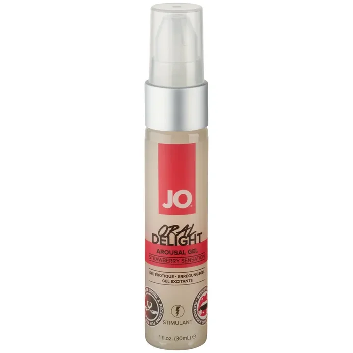 System JO Oral Delight Arousal Gel Strawberry Sensation 30 ml