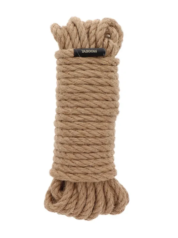 TABOOM Hemp Rope 7 mm Hanfseil 10m, naturbelassen