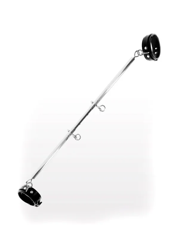 TABOOM Spreader Bar with Ankle Cuffs Spreizstange, silber/schwarz