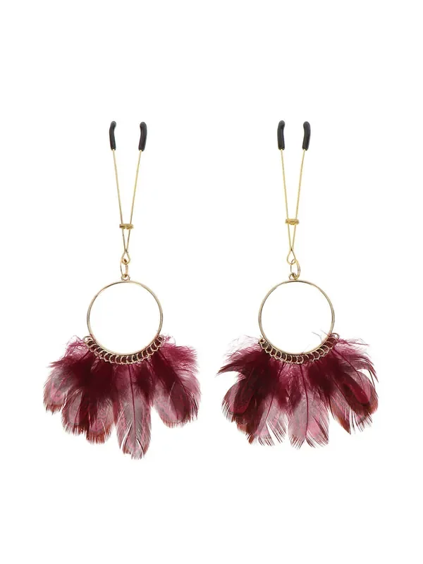 TABOOM Tweezers With Feathers Nippelklemmen, gold