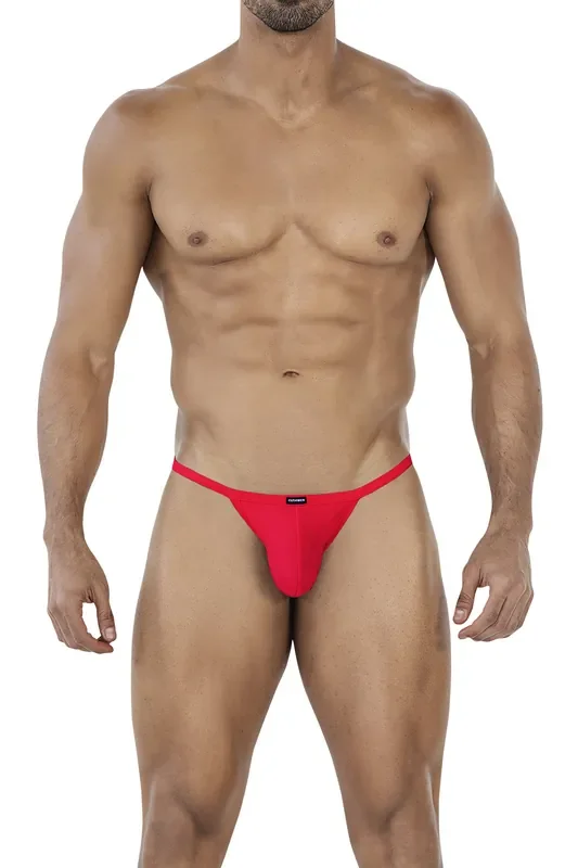 Tanga aus weicher Mikrofaser – Scharlachrot