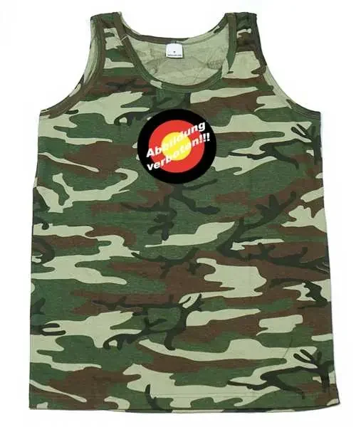 Tank-Top US-Style mit Adlerabzeichen – Woodland