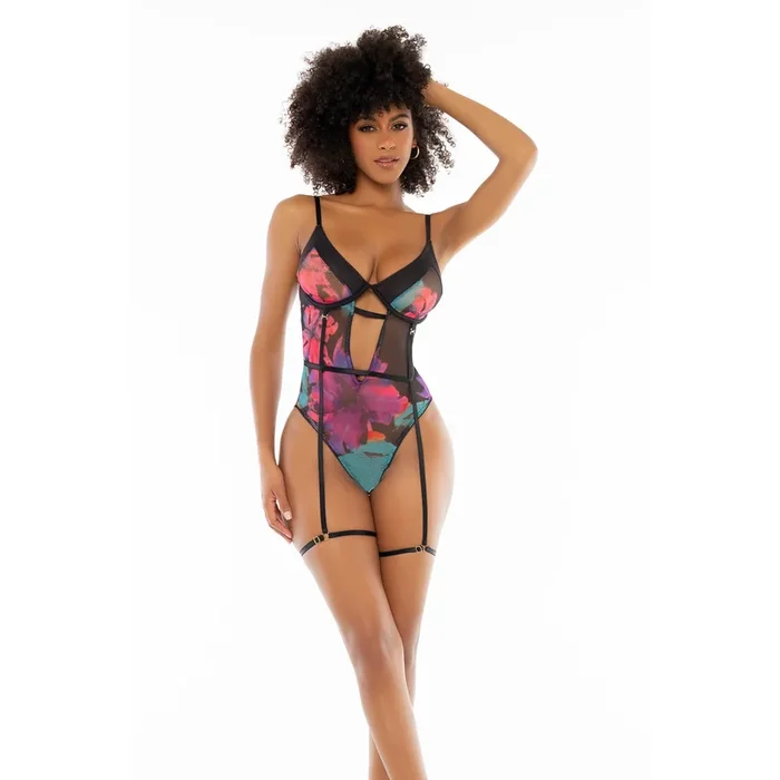 Teddy – L/XL – Black Dream Flower Print
