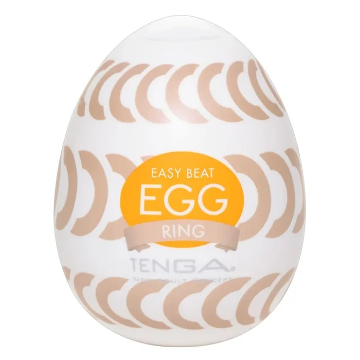 Tenga-Ei Masturbator „Egg Ring“ mit Rillenring-Struktur