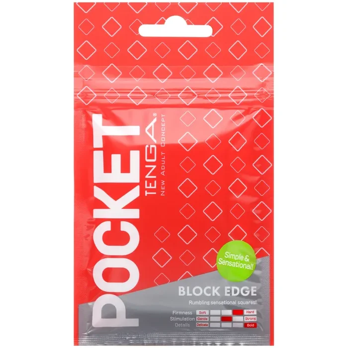 TENGA Pocket Block Edge Stroker