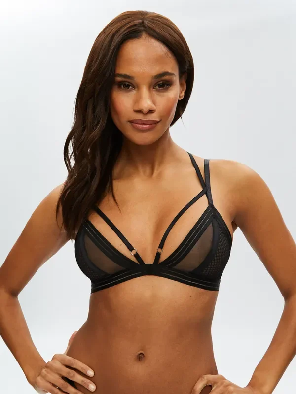 „The Admiral“ Bralette – Schwarz