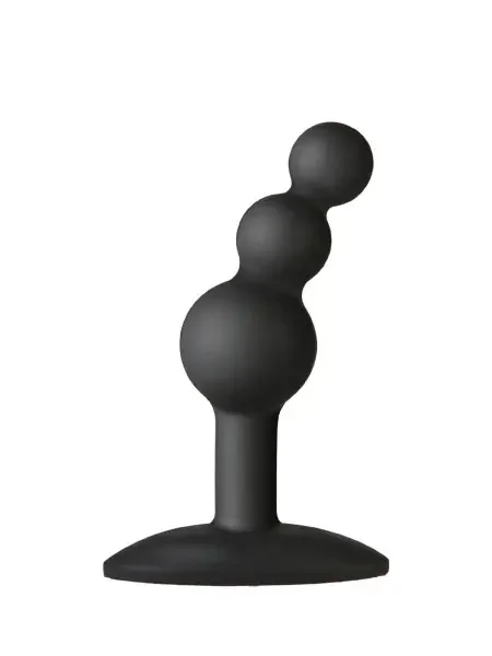 The Minis Bubble Medium Analplug, schwarz
